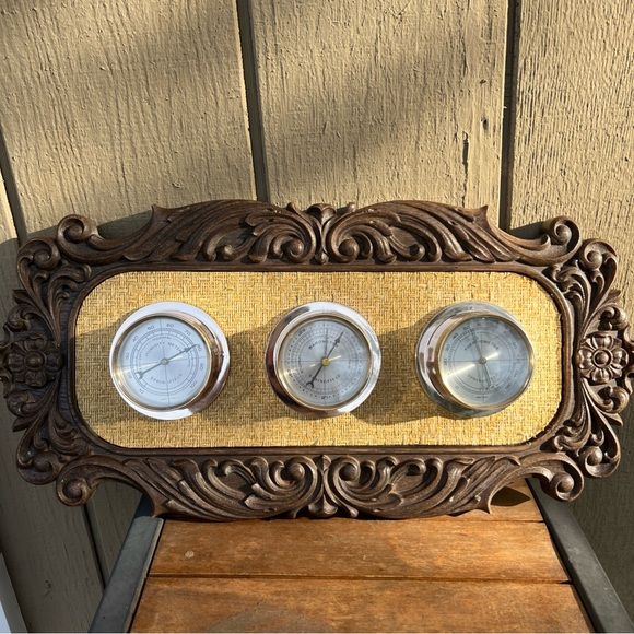 Springfield Other - Vintage 3IN 1 SPRINGFIELD WEATHER STATION-Barometer, Humidity, Temperature 20X10